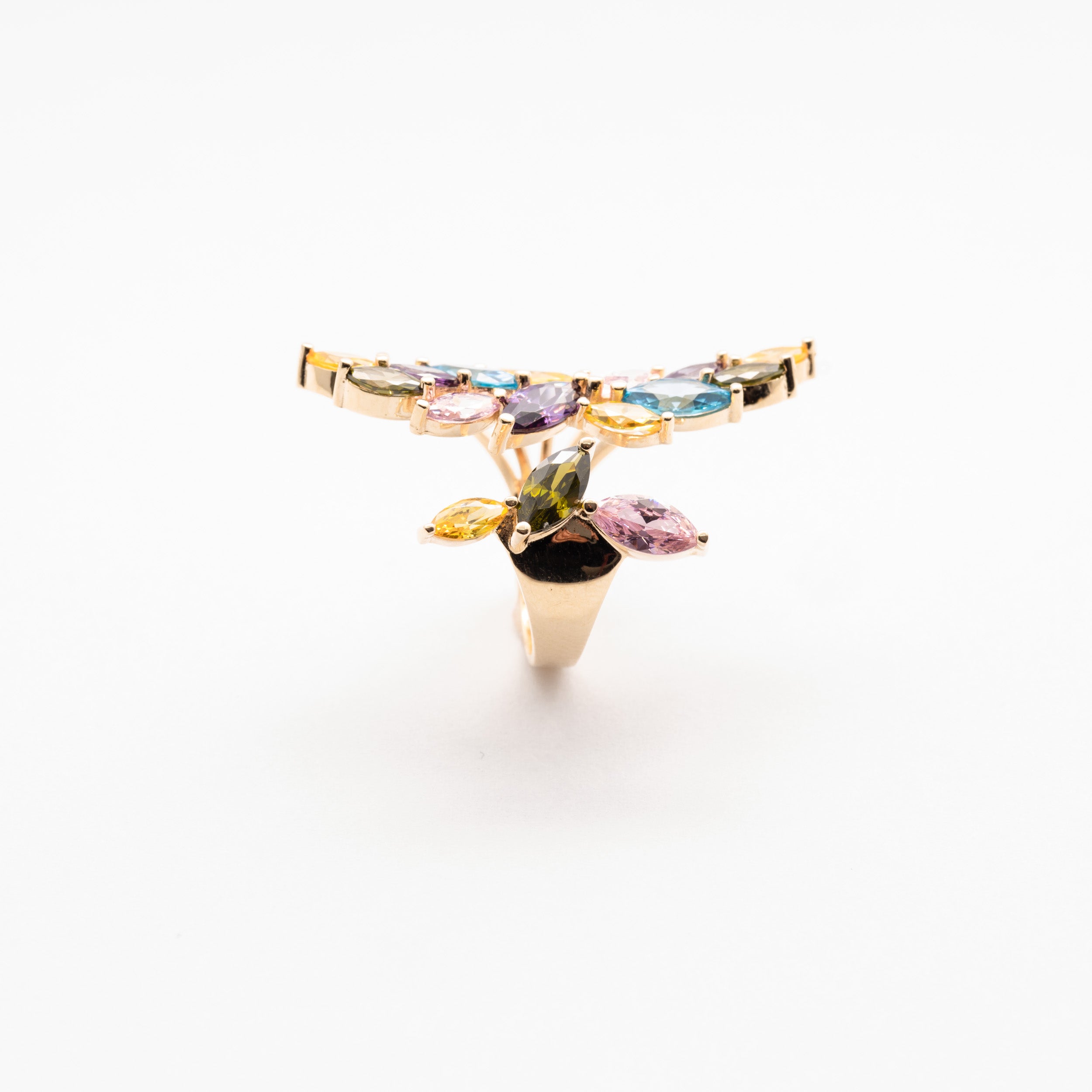 Multicolor Zirconia Ring