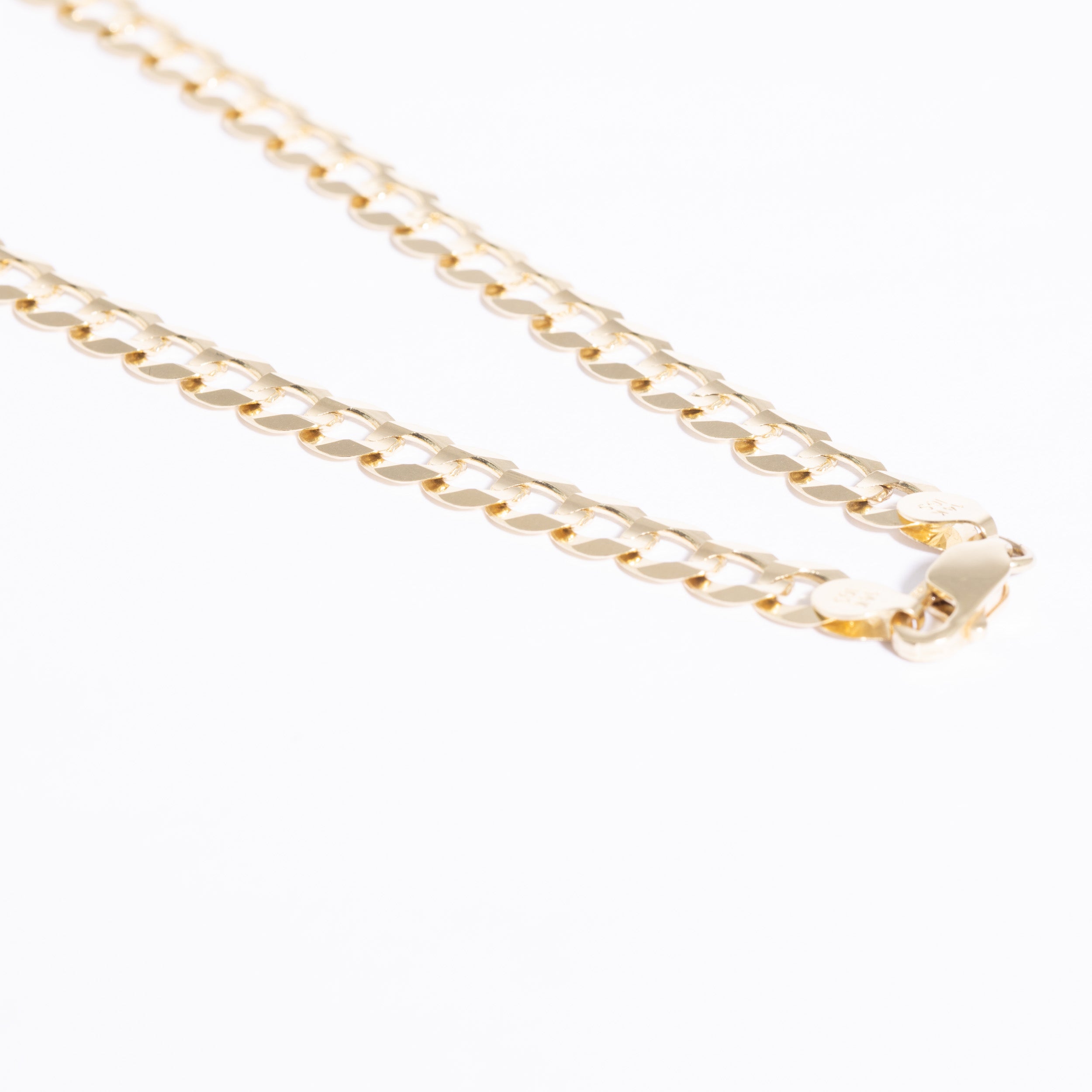 Cuban Curb Solid Gold Chain