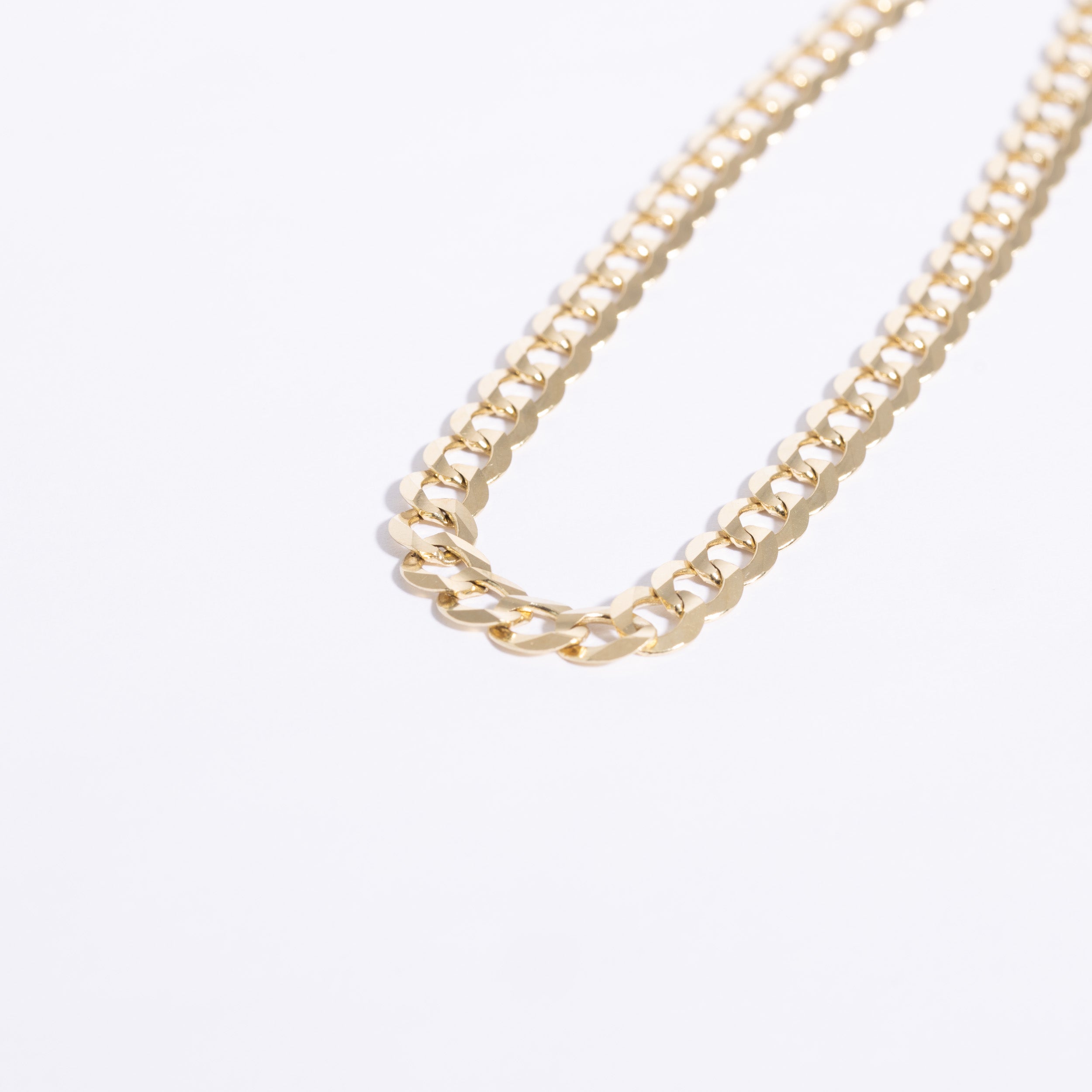 Cuban Curb Solid Gold Chain