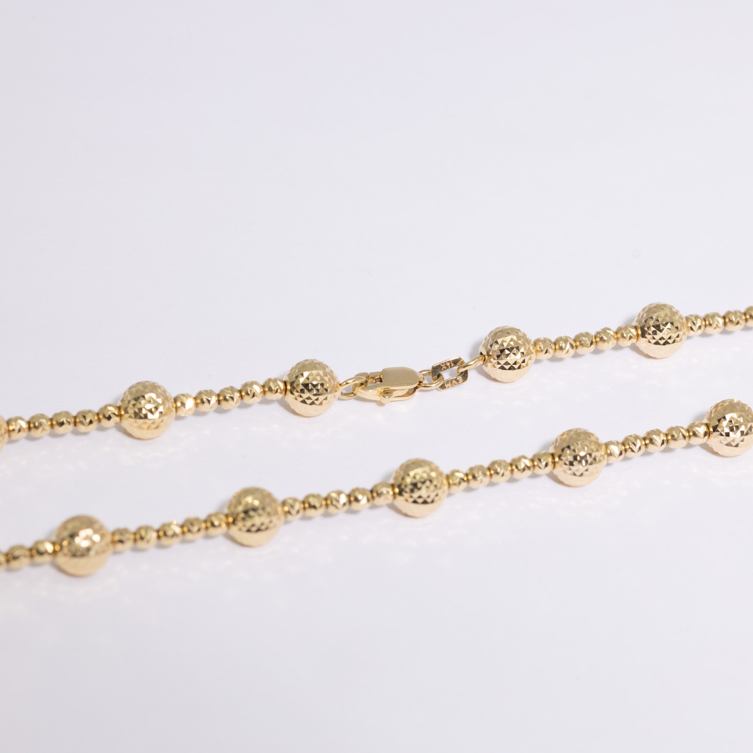 Bead Diamond Cut Chain