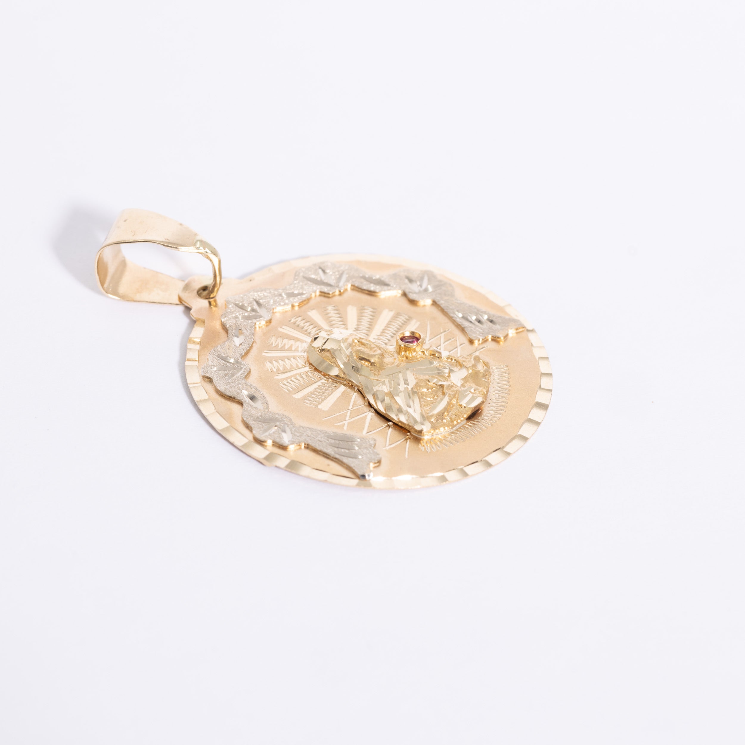 Medallion Virgin De La Altagracia Pendant