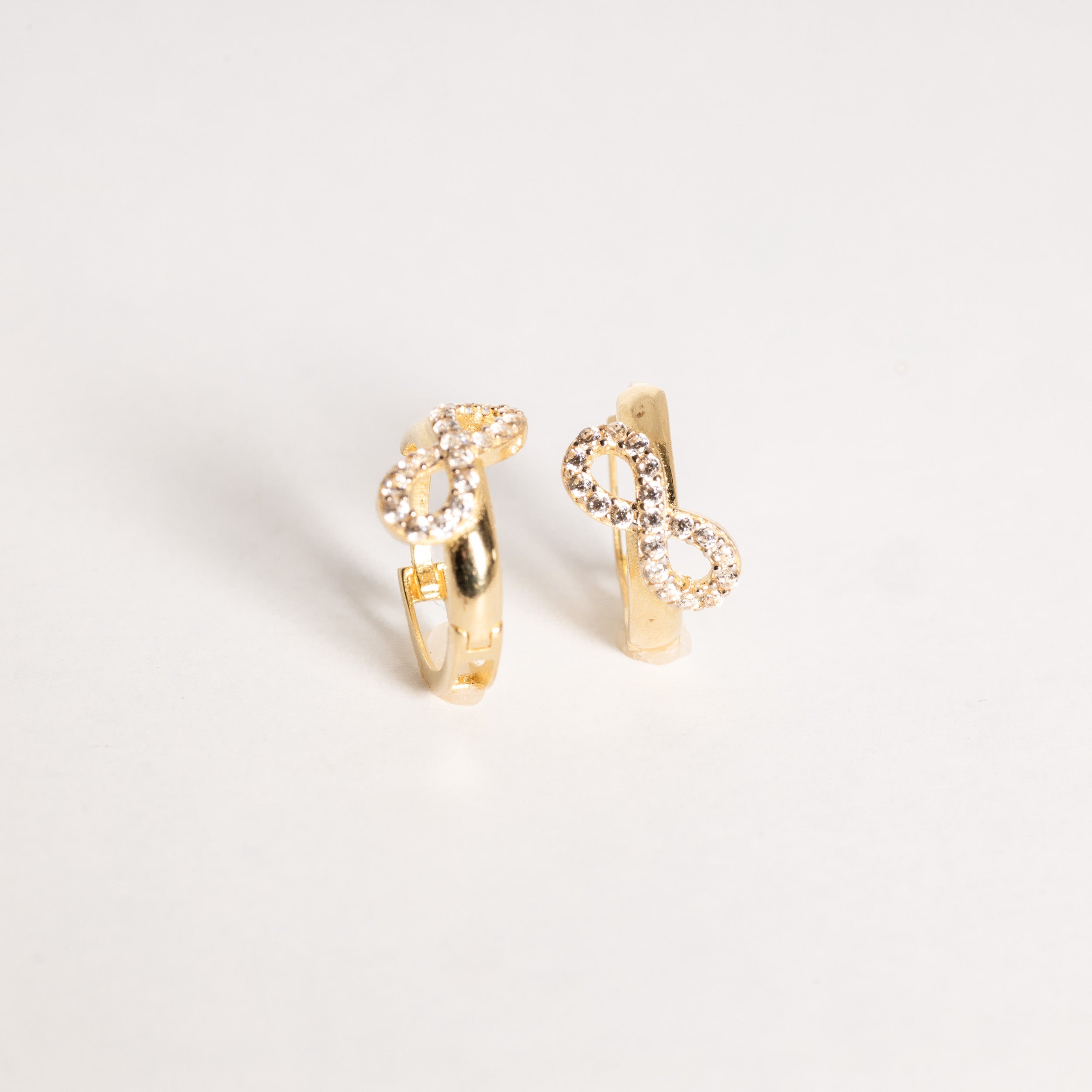 Infinity Huggie Earrings