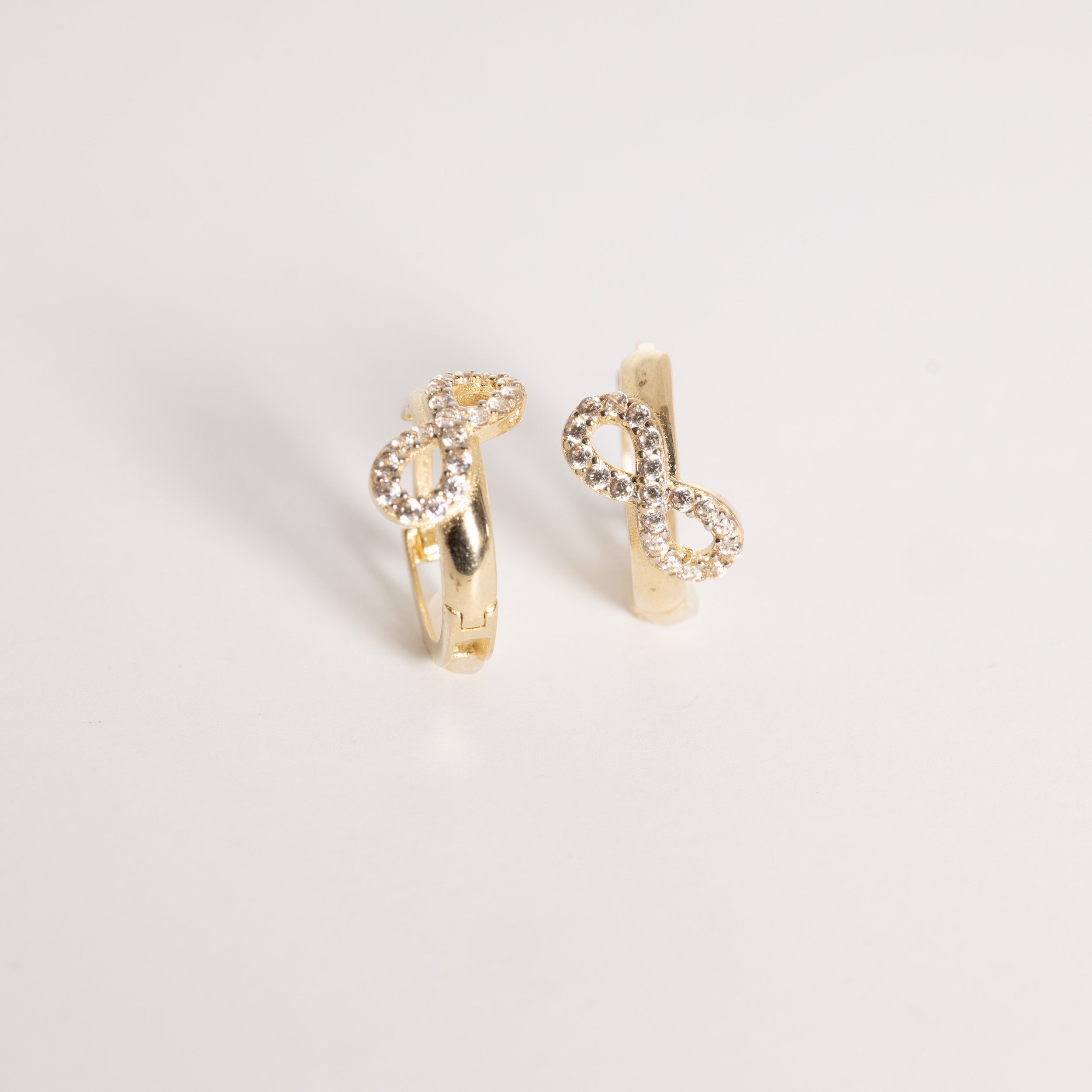 Infinity Huggie Earrings