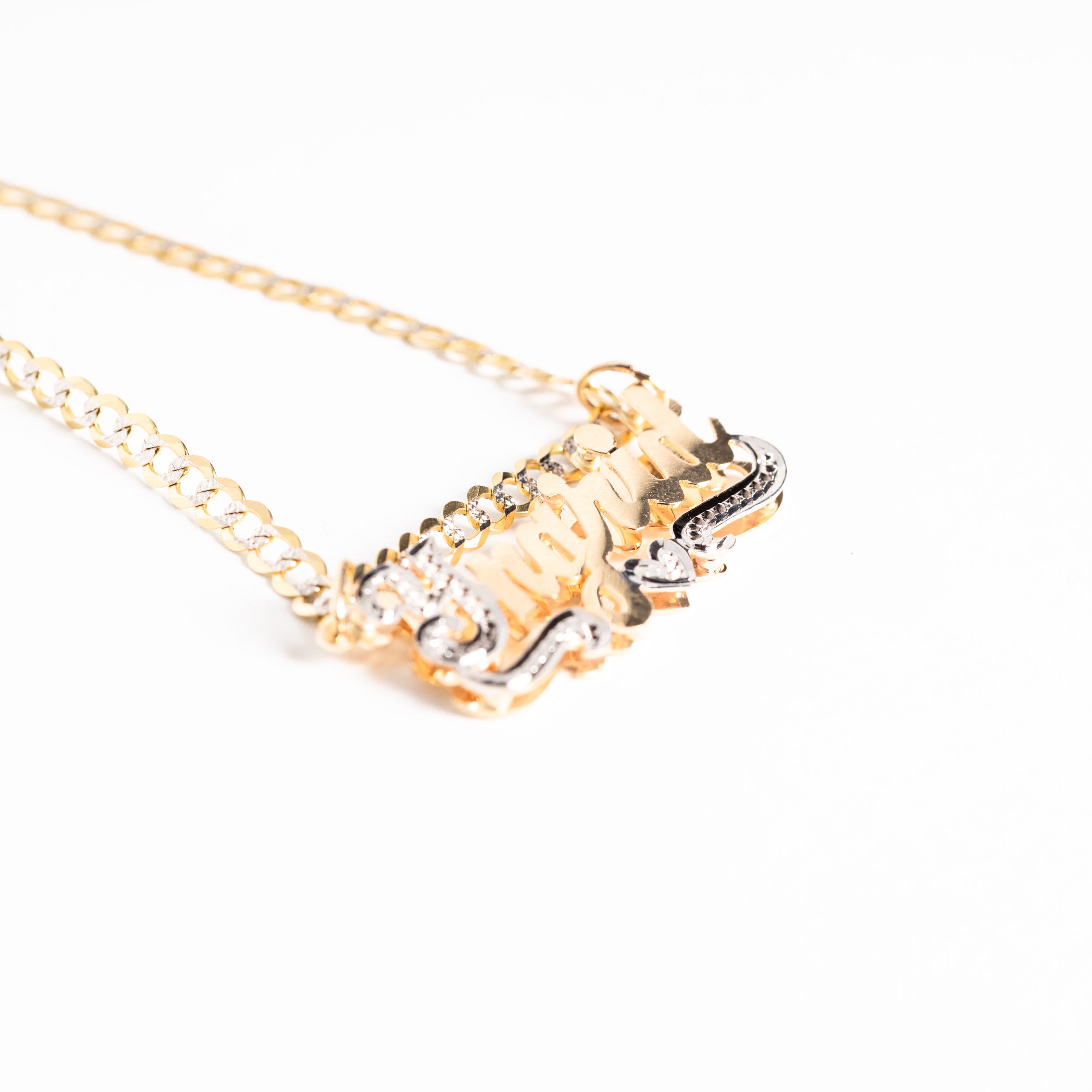 Custom 14K Gold Name Plate