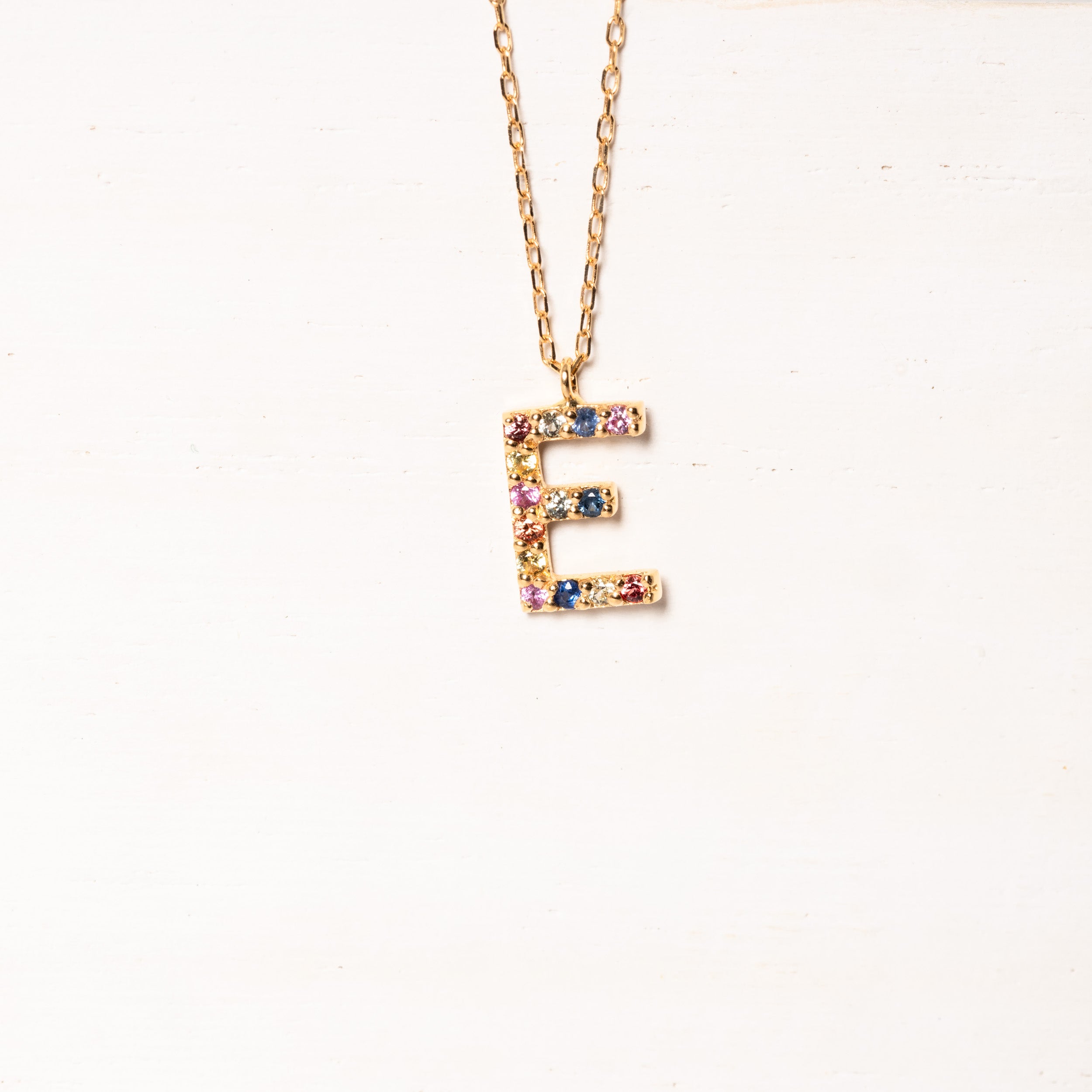 Dainty Letter E Chain