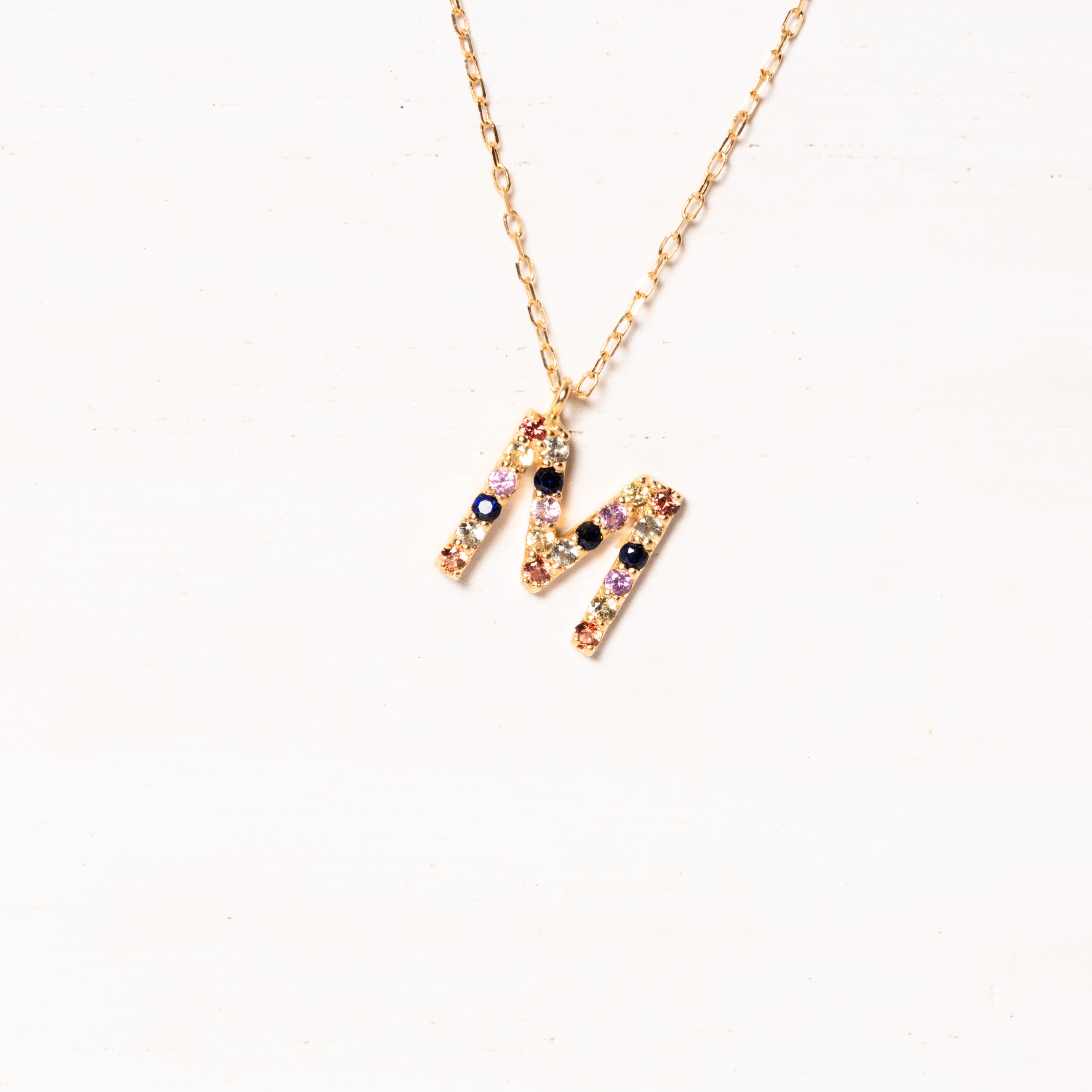 Dainty Letter M Chain