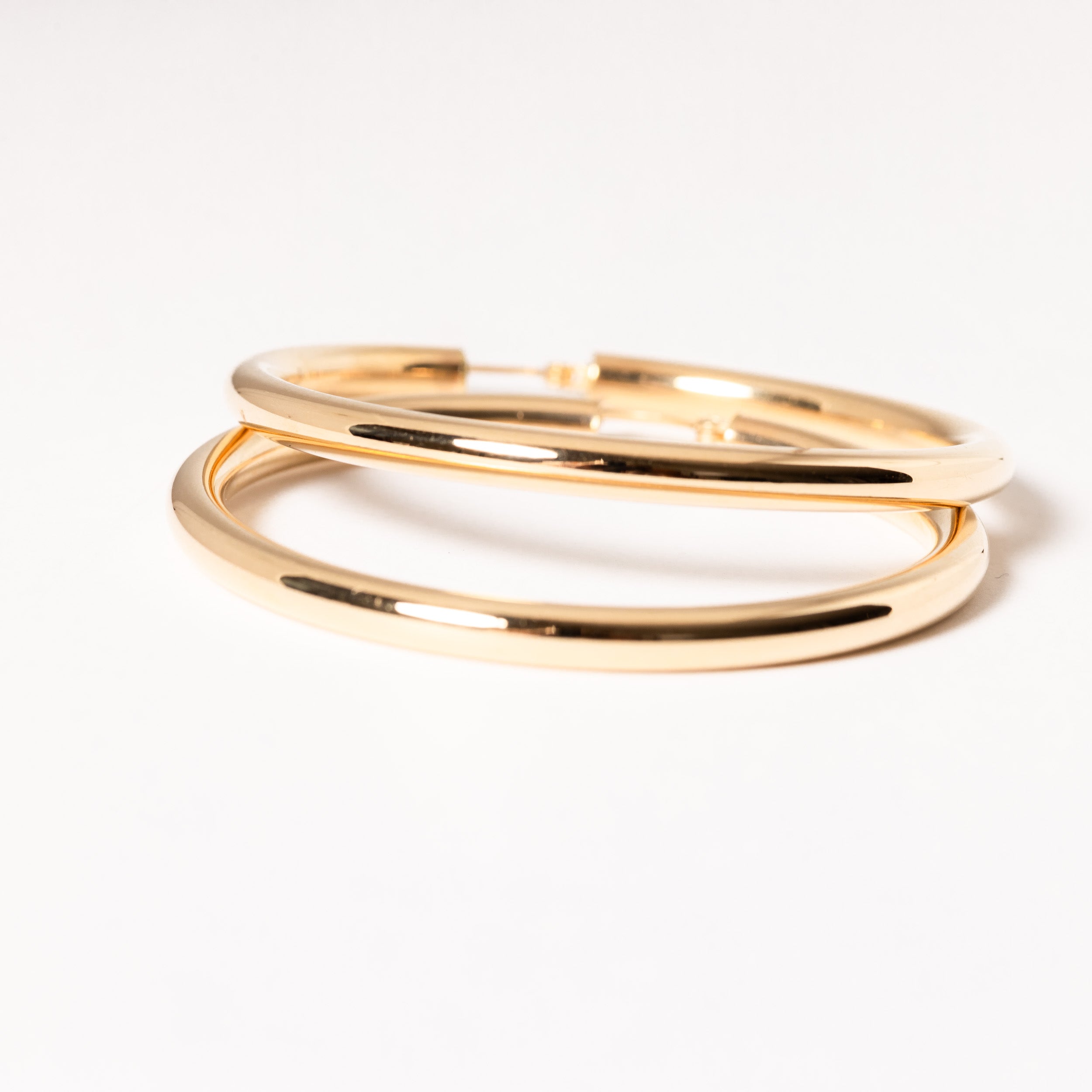 Classic Gold Medium Hoops