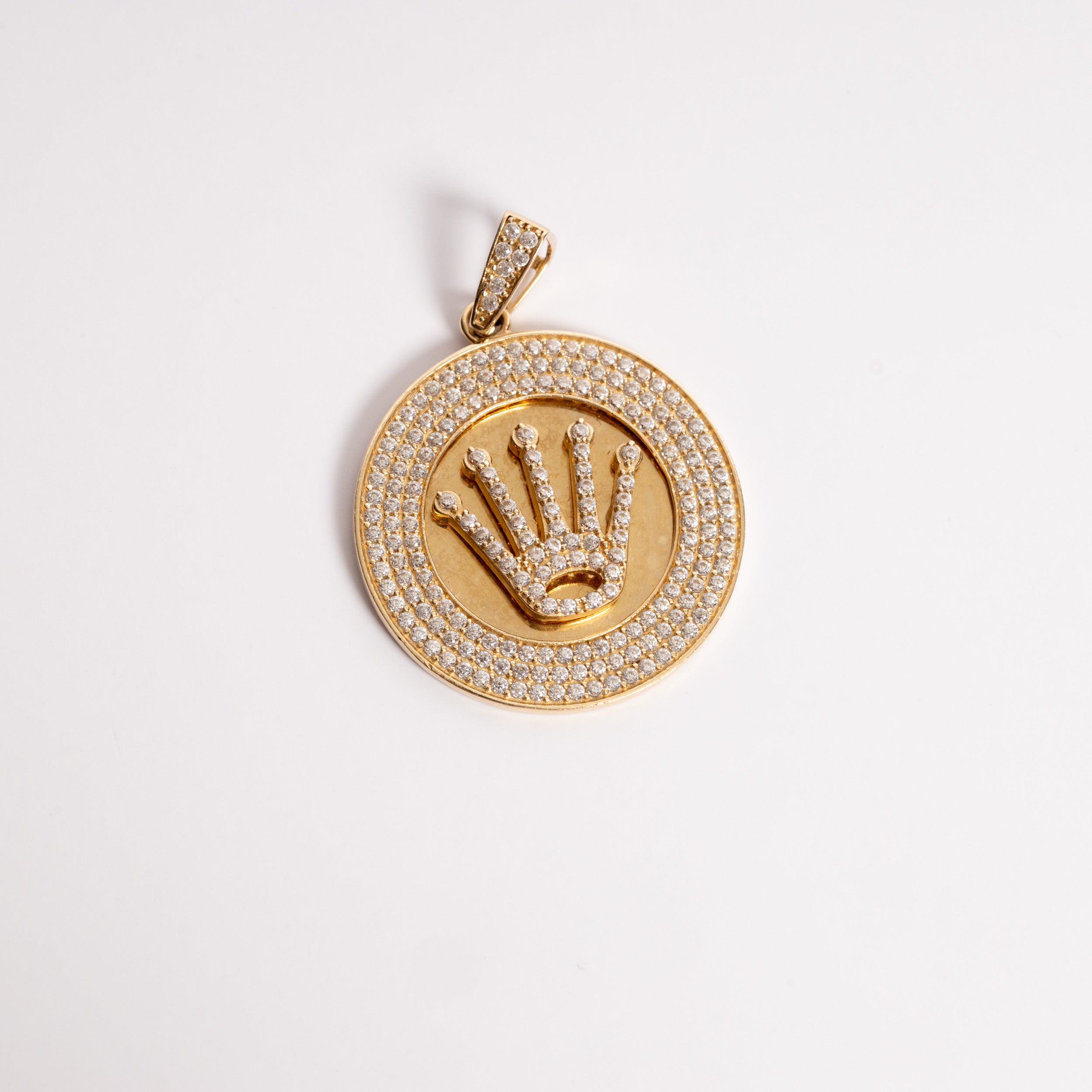 Crown Medallion Pendant
