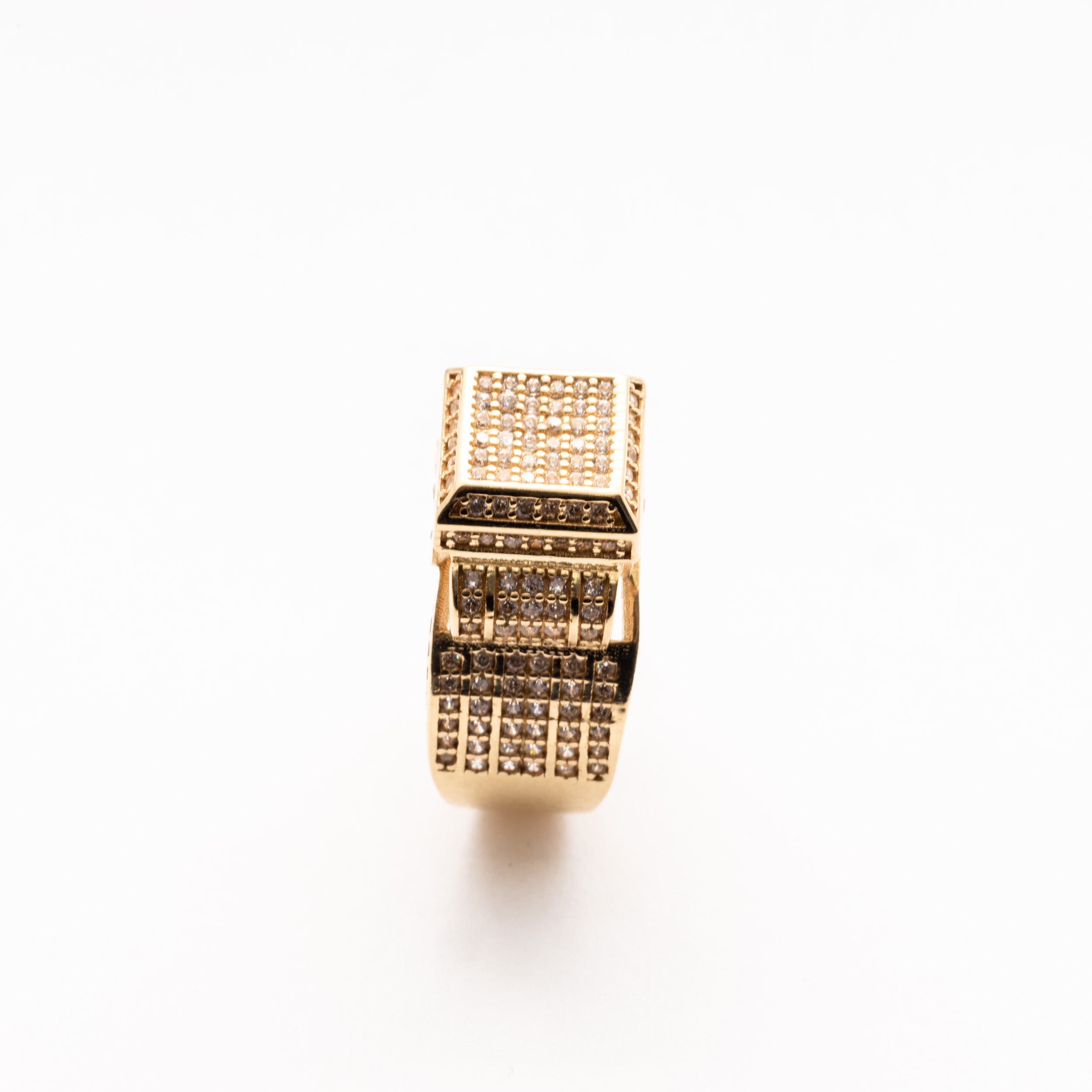 Raised Square Zirconia Ring