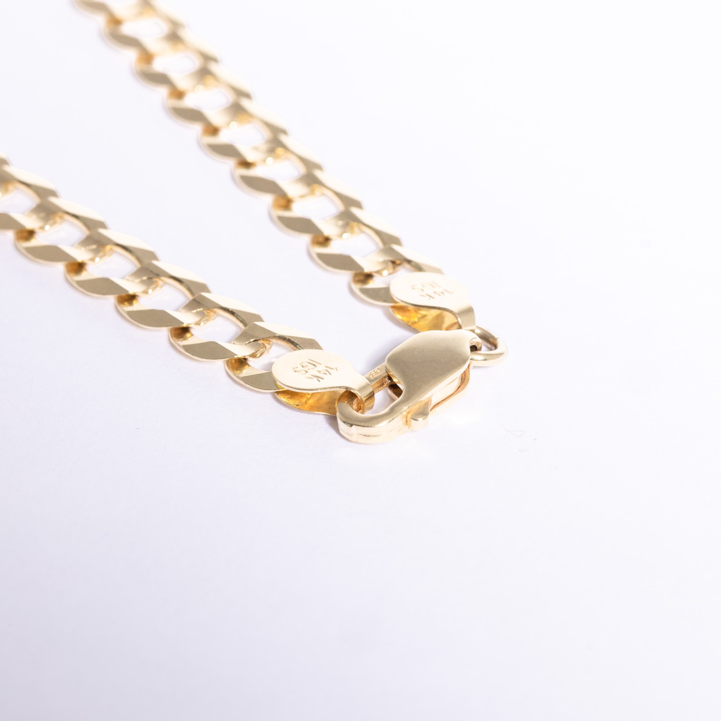 Cuban Curb Solid Gold Chain