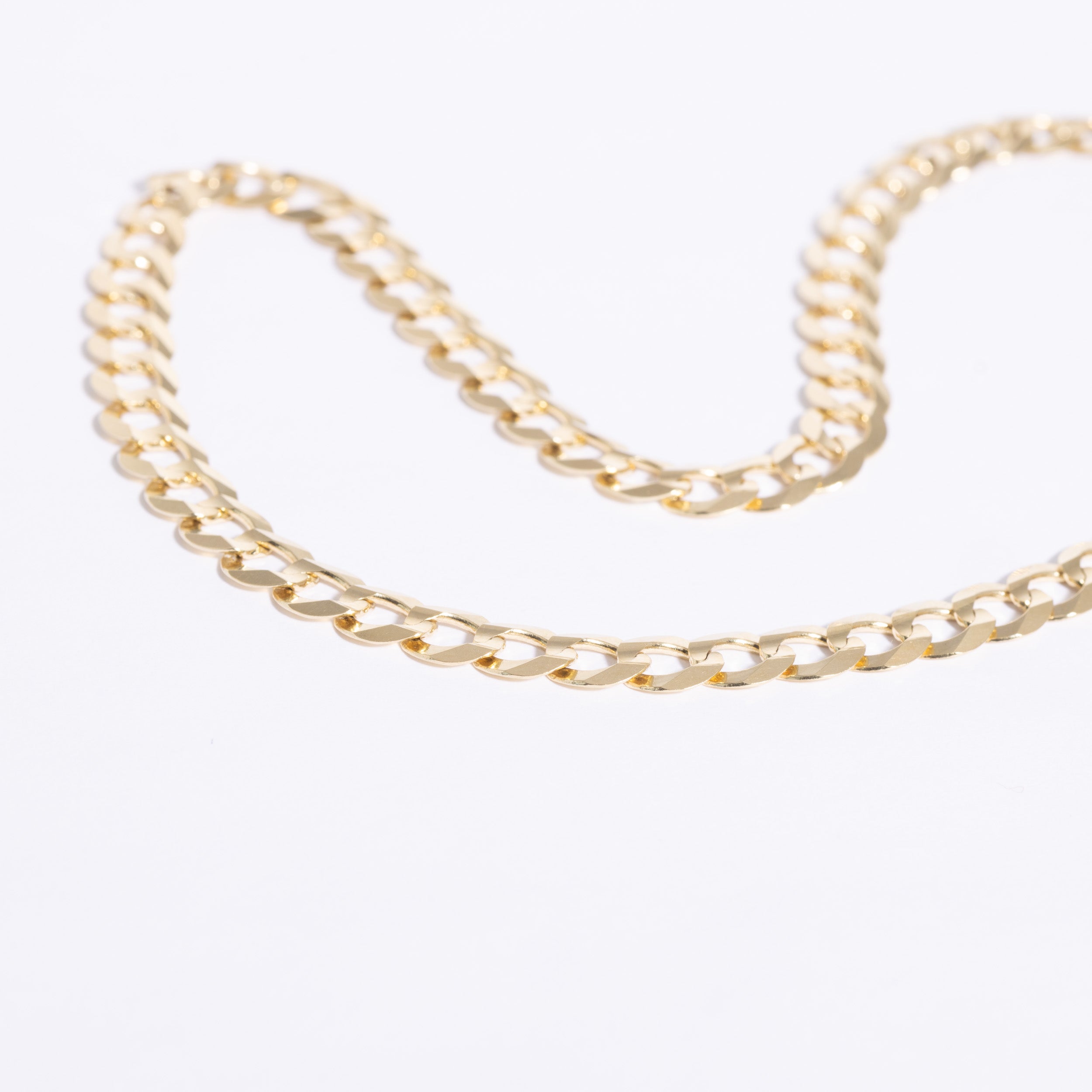 Cuban Curb Solid Gold Chain