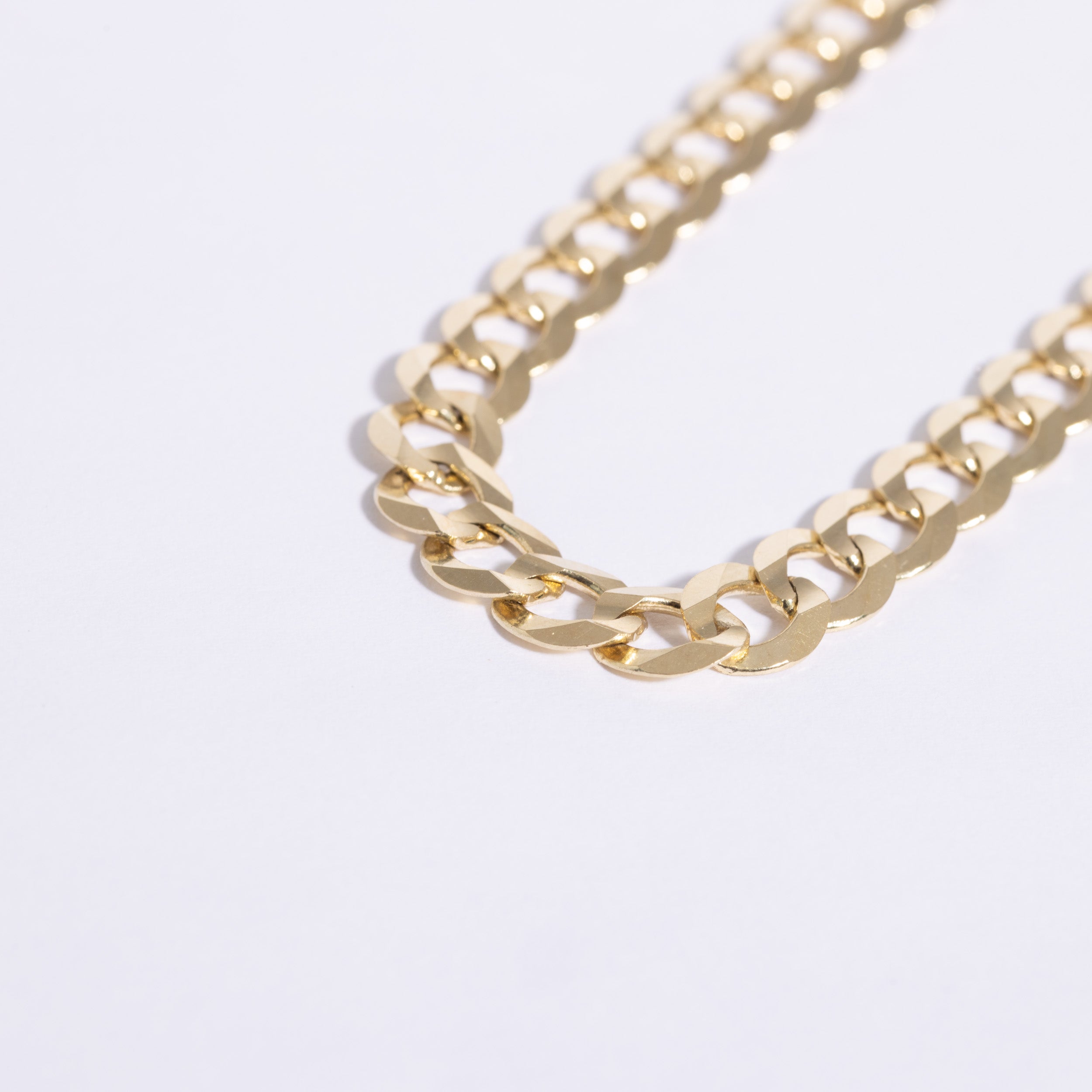 Cuban Curb Solid Gold Chain