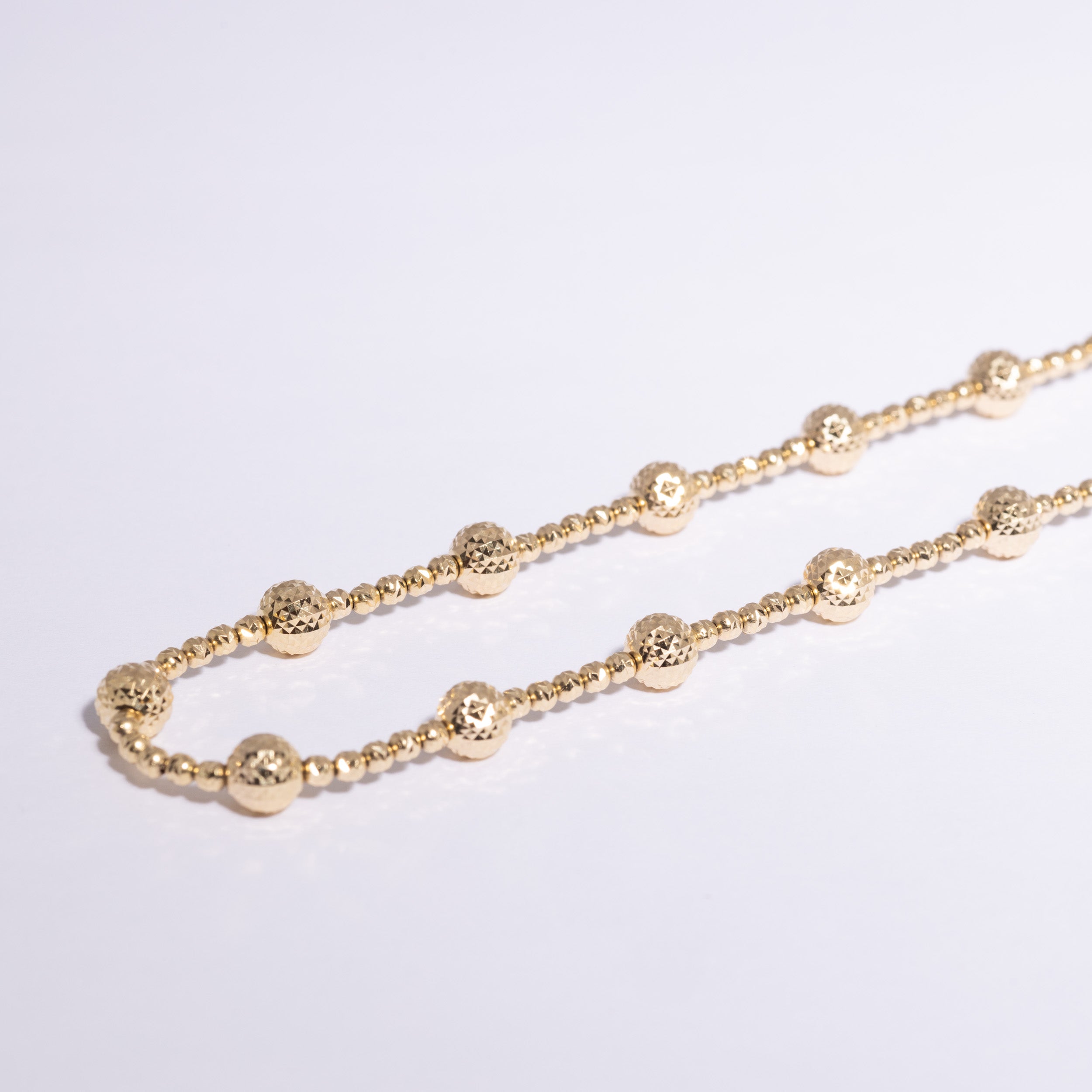 Bead Diamond Cut Chain