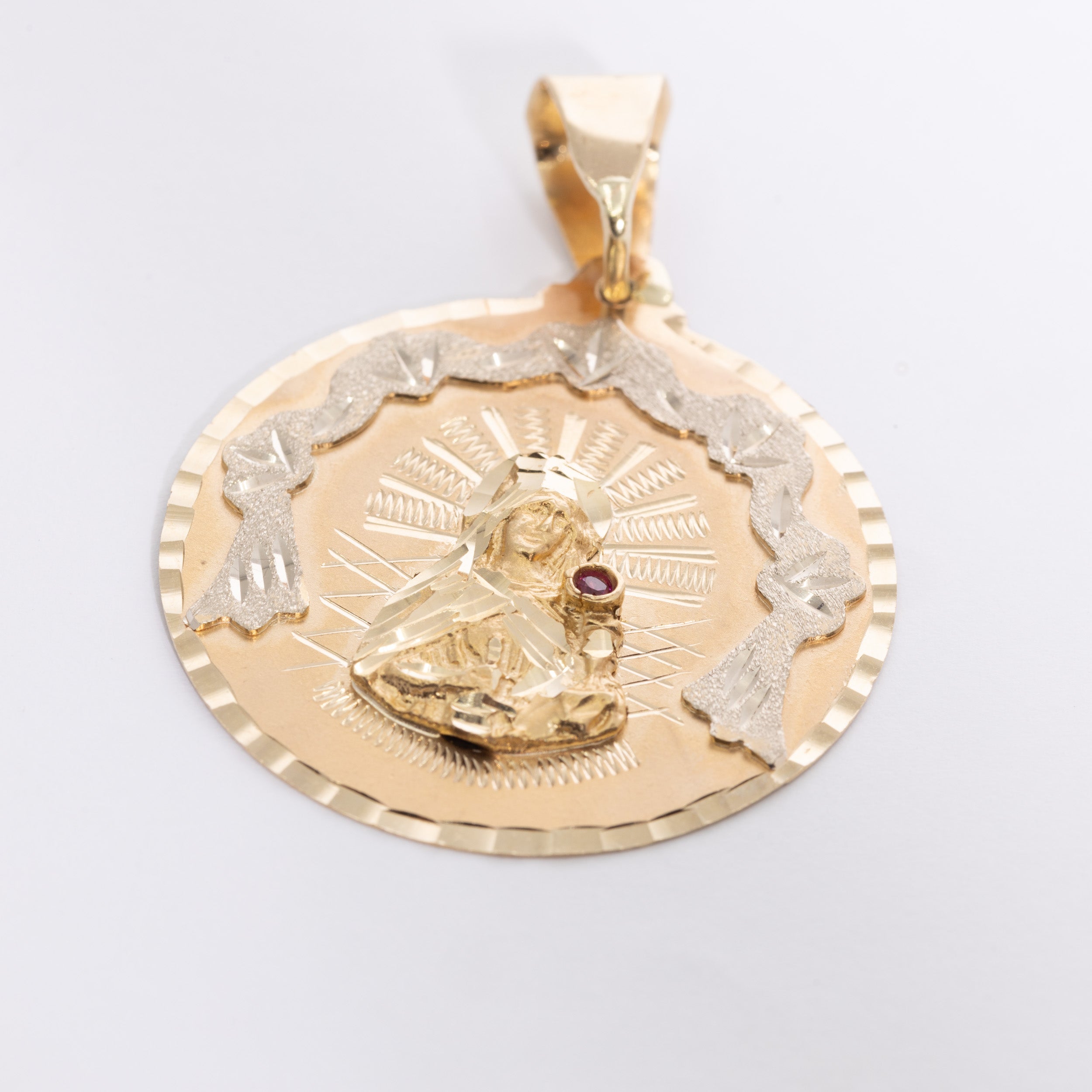 Medallion Virgin De La Altagracia Pendant
