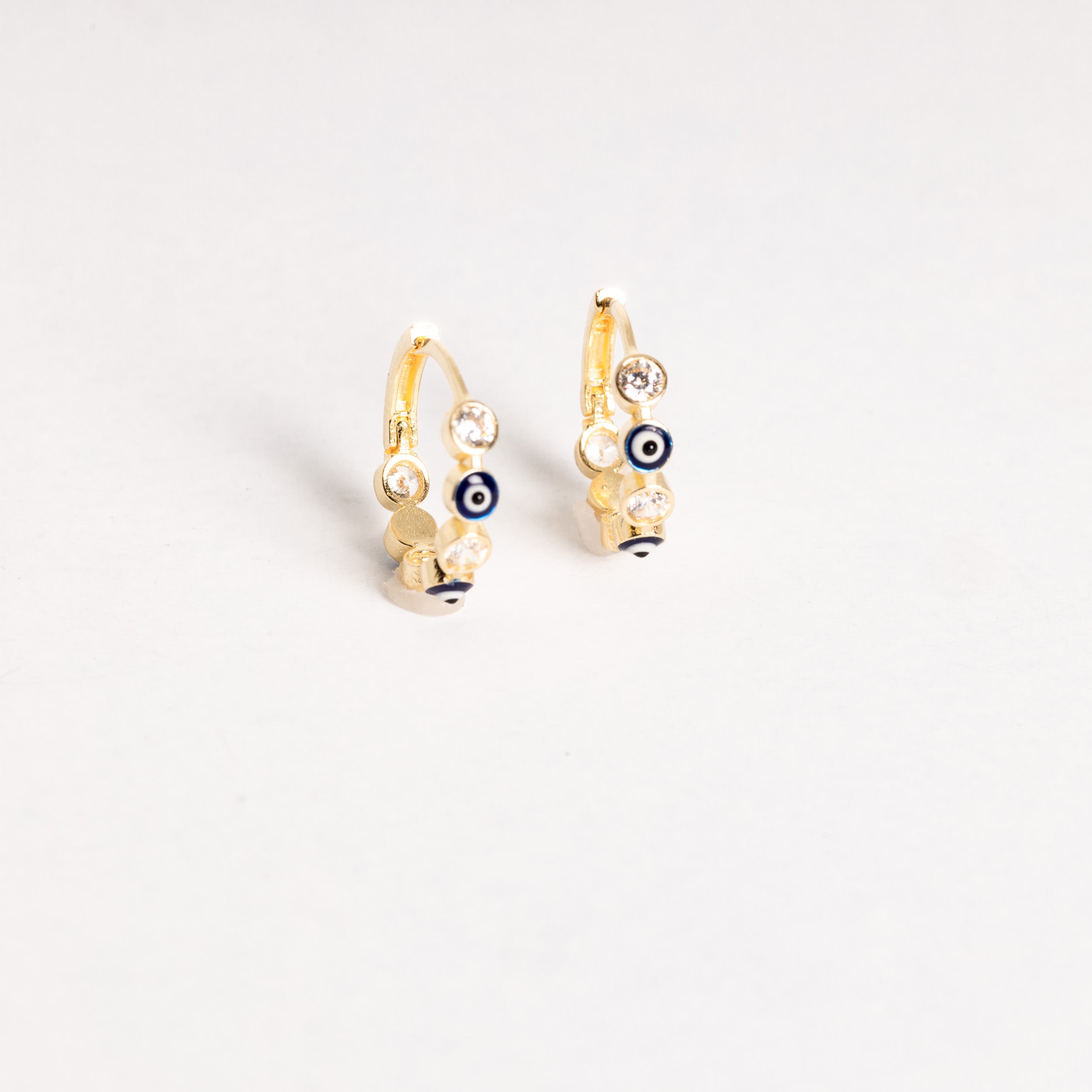 Evil Eyes Huggies Earring