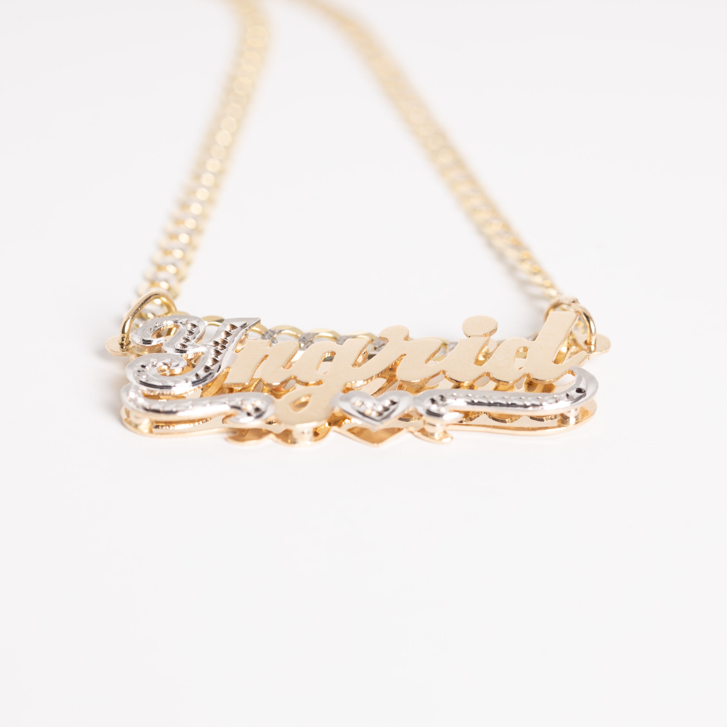 14K Gold Name Plate, Personalized