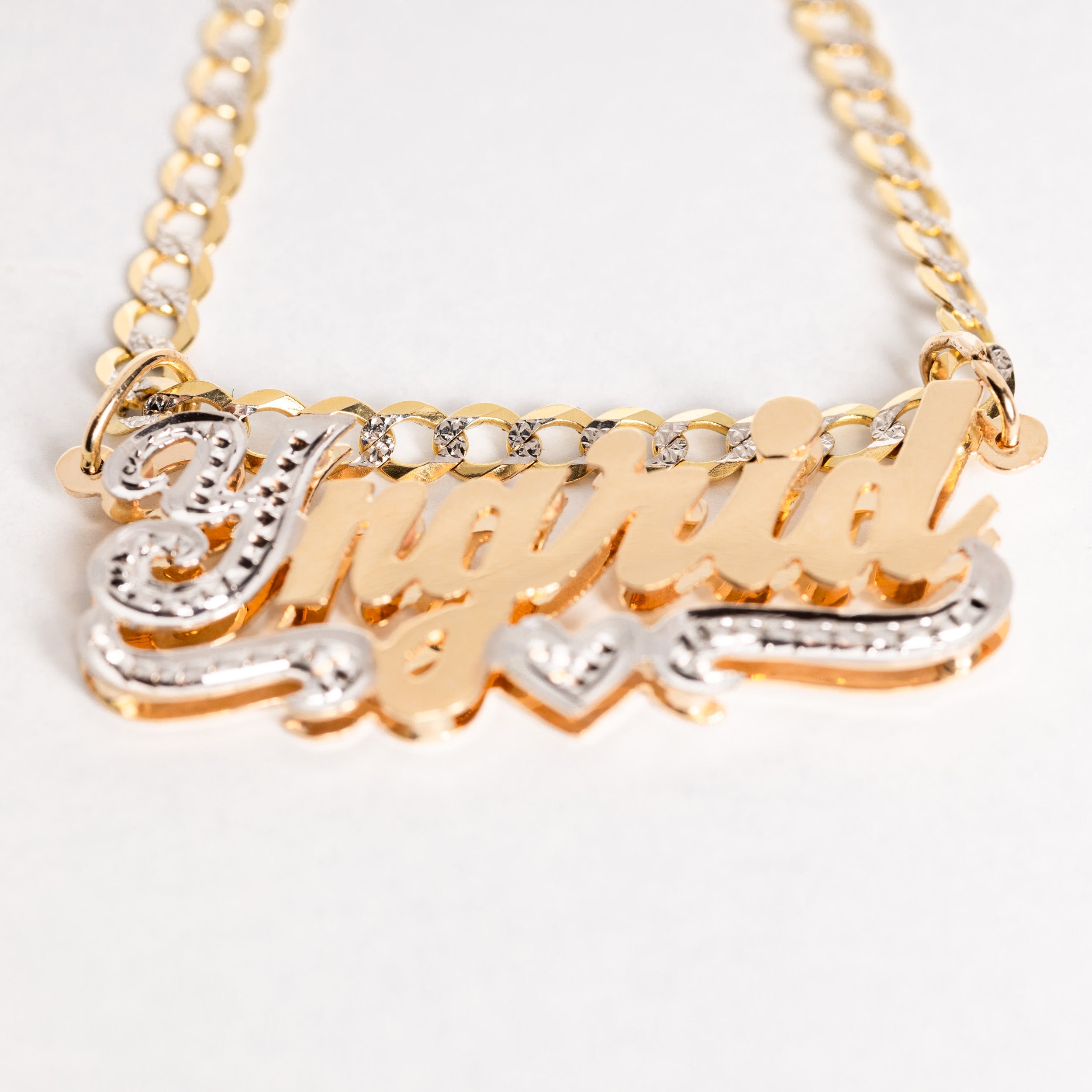 14K Gold Name Plate, Personalized