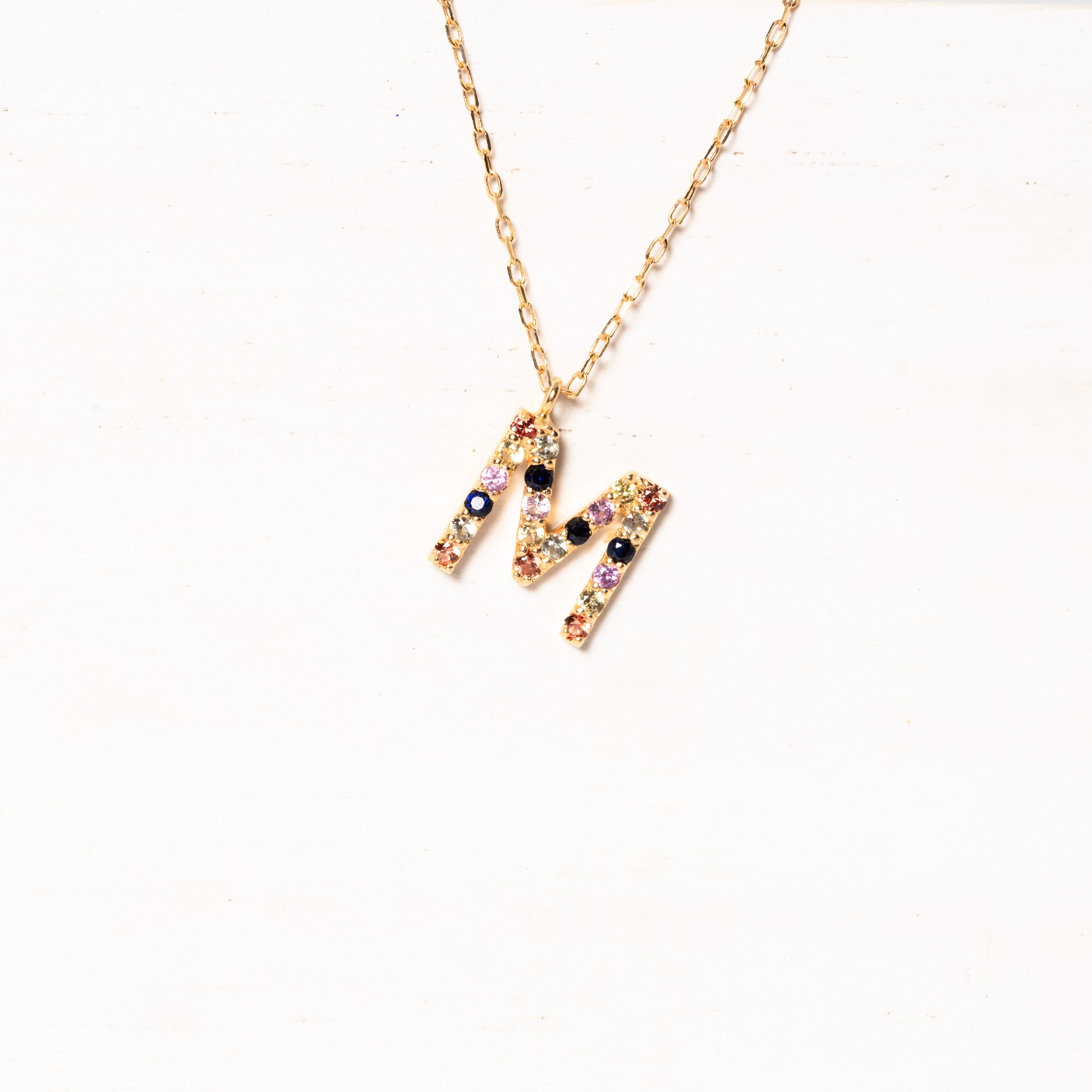 Dainty Letter M Chain