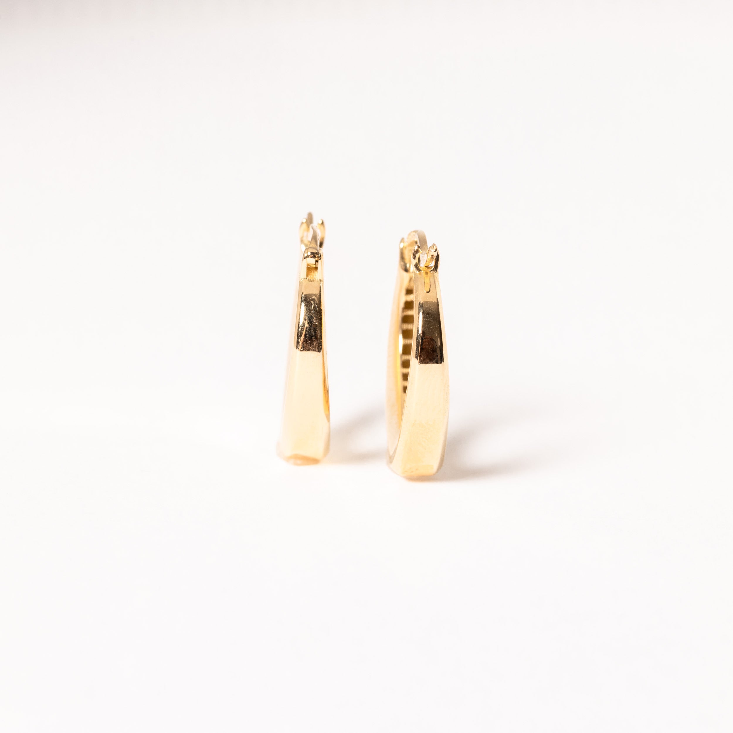 Drop-Shape Gold Huggies