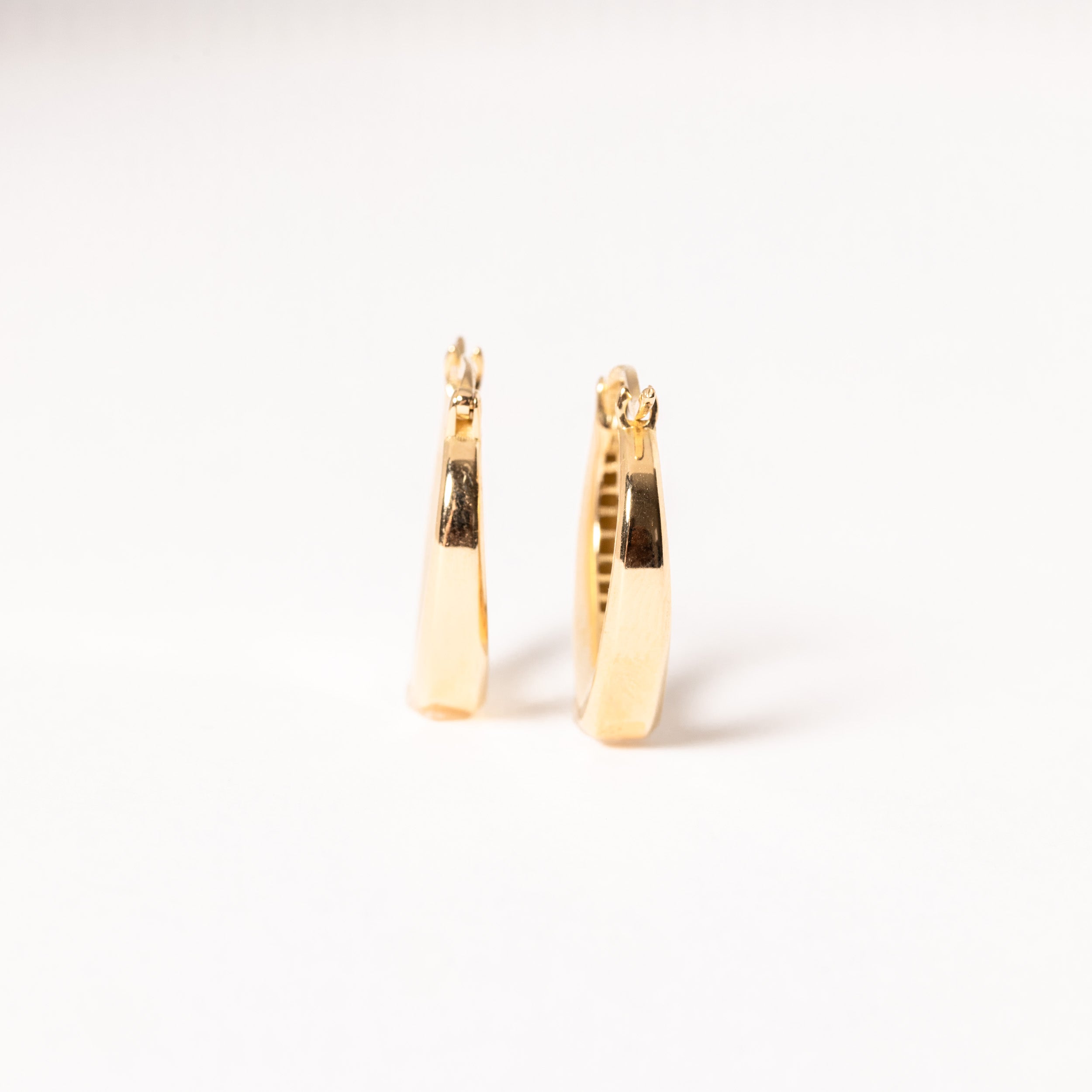 Drop-Shape Gold Huggies