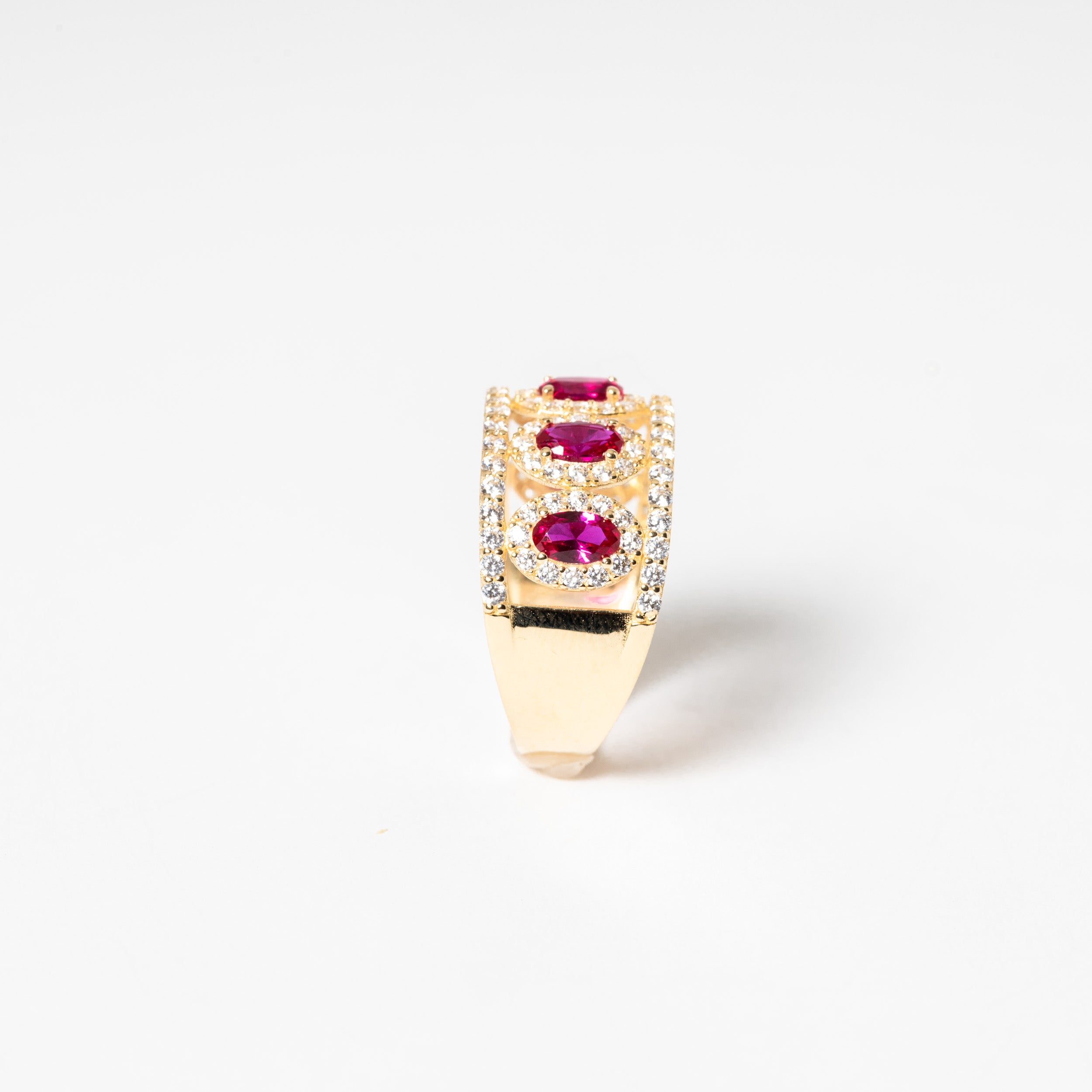 Red Garnet Eternity Band