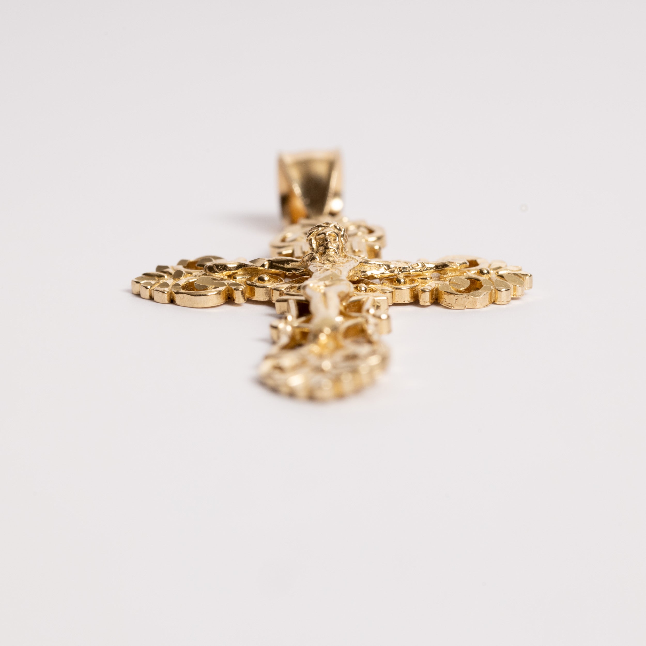 Antique Diamond Cut Cross.
